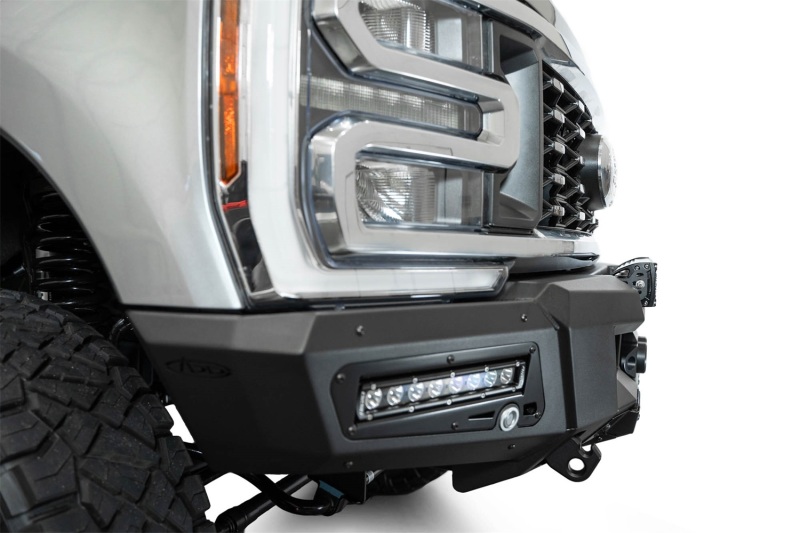 Ford F350 Super Duty Bumper - Front - Addictive Desert Designs - Phantom Winch Front Bumper - Hammer Black - `23-`27